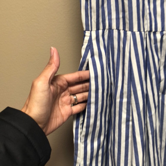NWT GAP striped shirt dress - Picture 2 of 5
